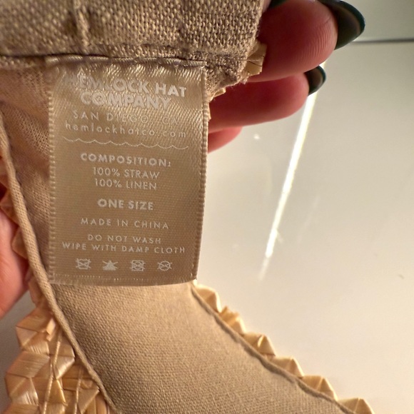 Hemlock Capri Straw Visor - Picture 5 of 6